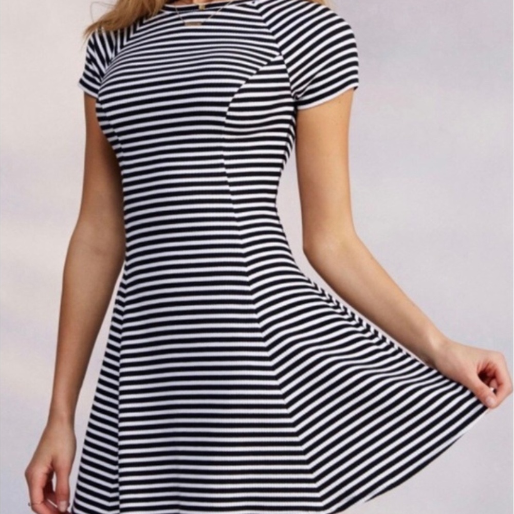 BDG Urban Outfitters Striped Skater Dress